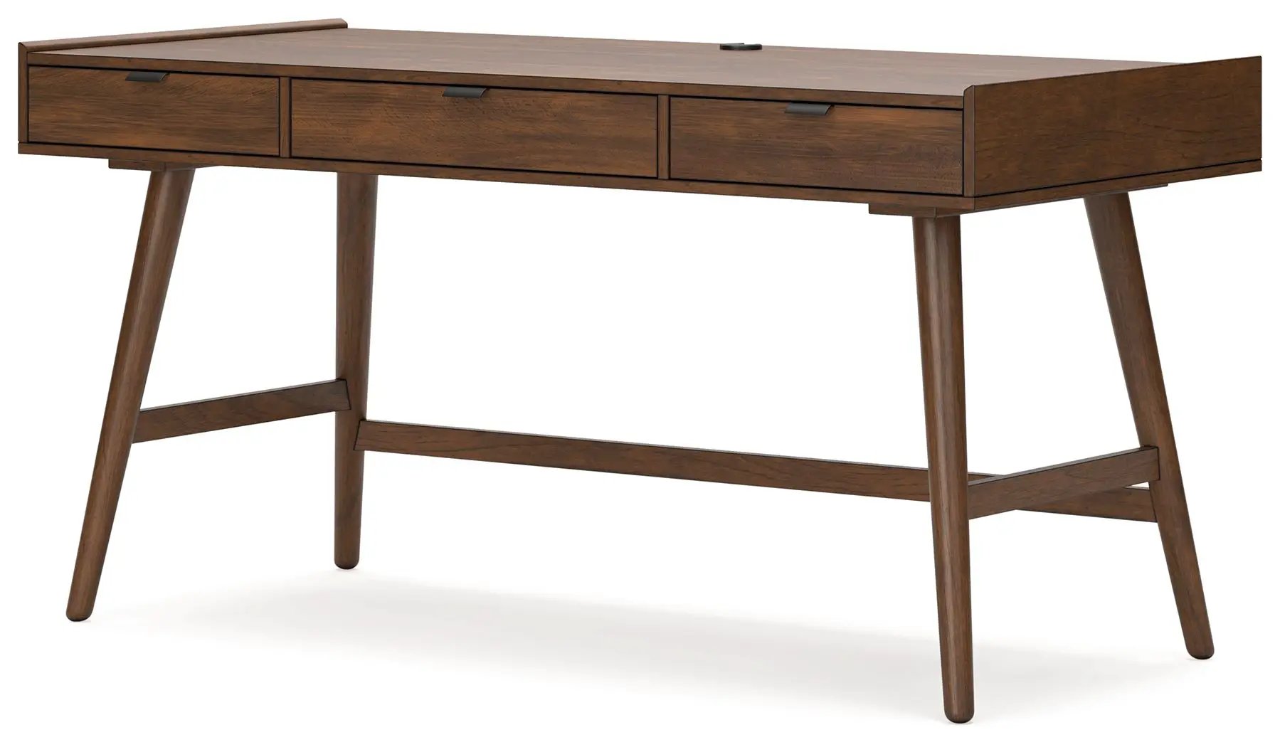 Lyncott - 3 Pc. - Home Office Desk, Chair, Bookcase - Brown by Unique Piece Furniture