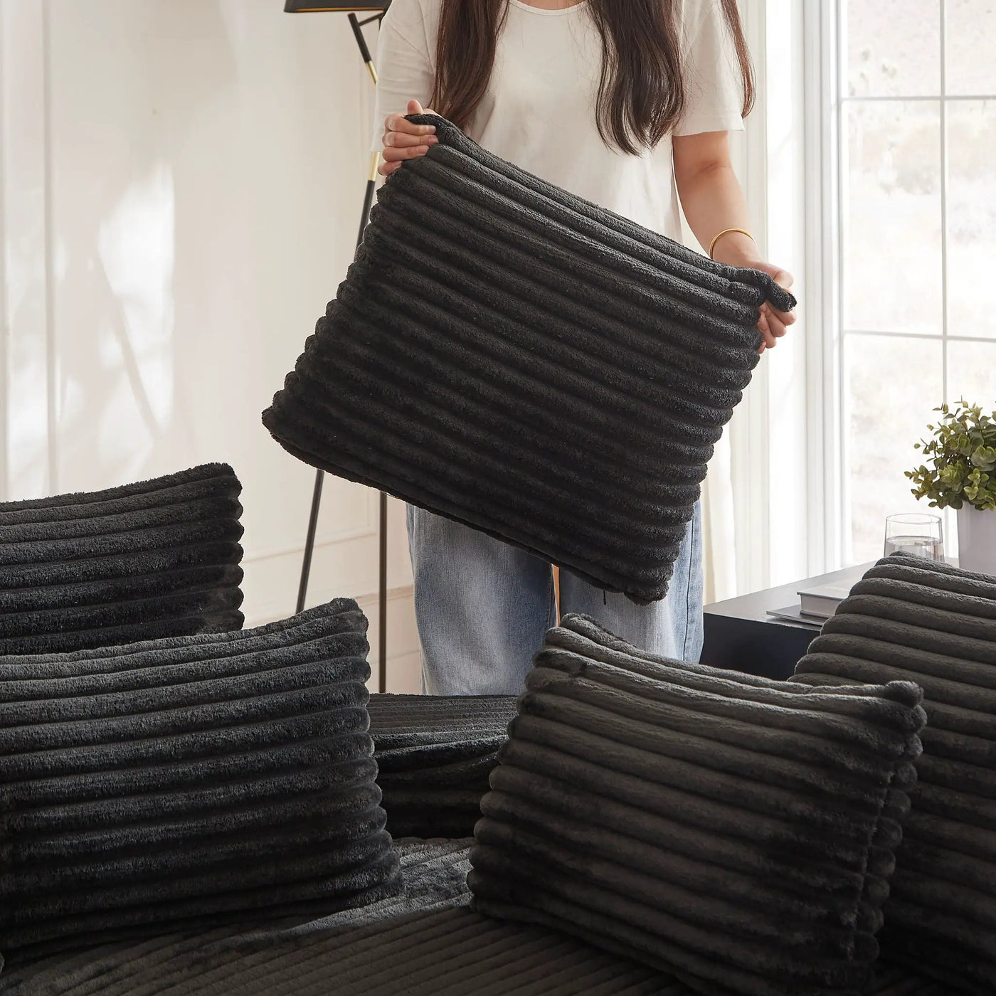Semi Circular 2 In 1 Sofa Bed With Neck Pillow by HouseOfZazla