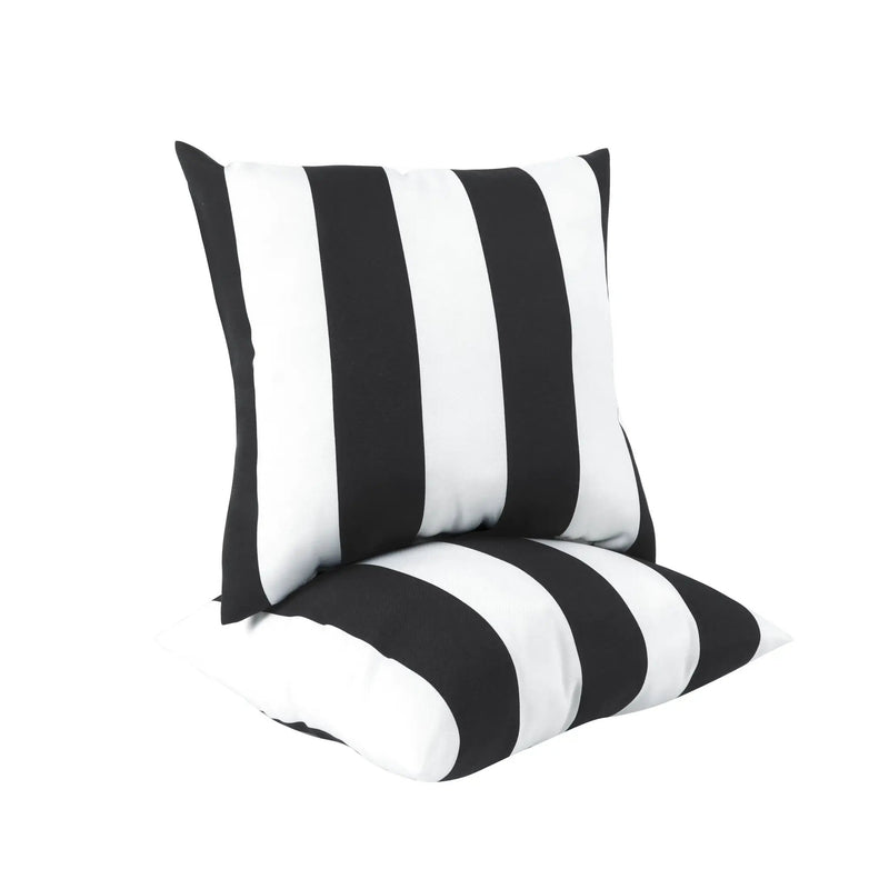 2 Pack Outdoor Throw Pillows, Waterproof & Fade-Resistant (18x18 Inch) by HouseOfZazla