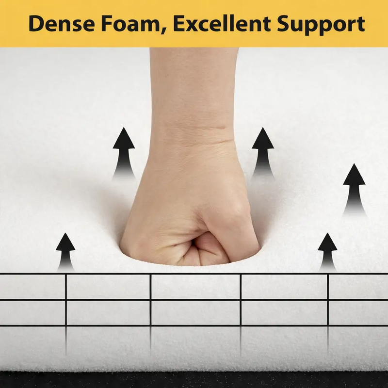 Outdoor Patio Chair Cushions, Water-Repellent U-Shape Thick Foam Seat Cushions (Set of 4) by HouseOfZazla