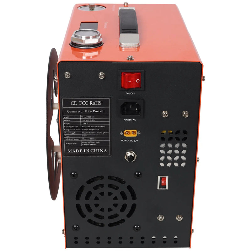 PCP Air Compressor, 4500PSI/30Mpa Portable by HouseOfZazla