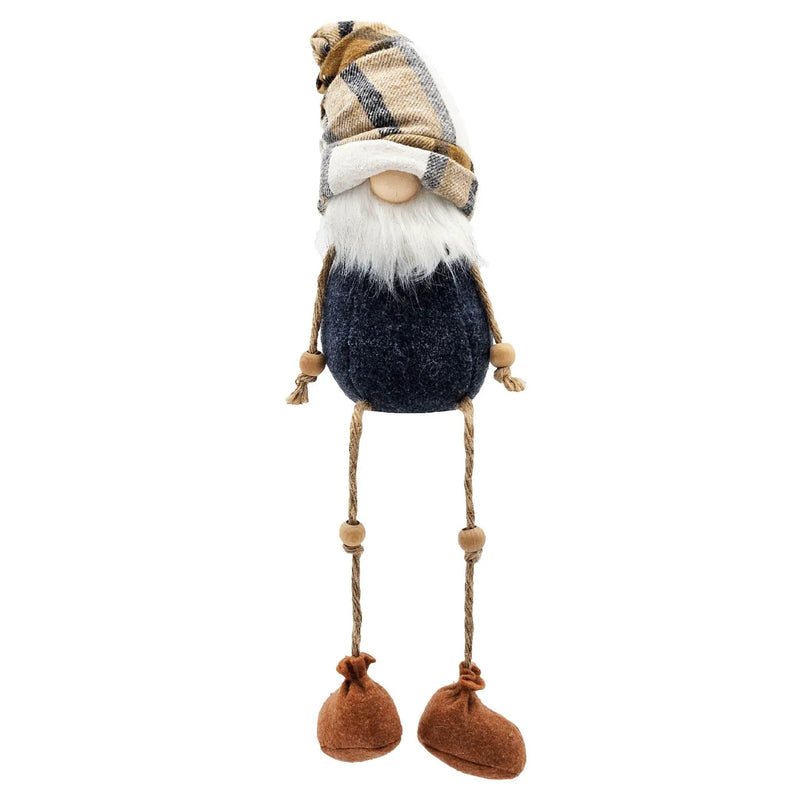 3 Pieces Fall Thanksgiving Gnomes Decorations, Harvest Festival Table Home Ornaments For Holiday Party Gifts - Blue / Brown by HouseOfZazla