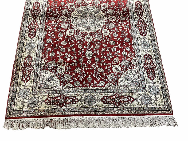 4' X 6' Vintage Fine Handmade Chinese Oriental Silk Rug 400 KPSI Wow by Jewel Rugs