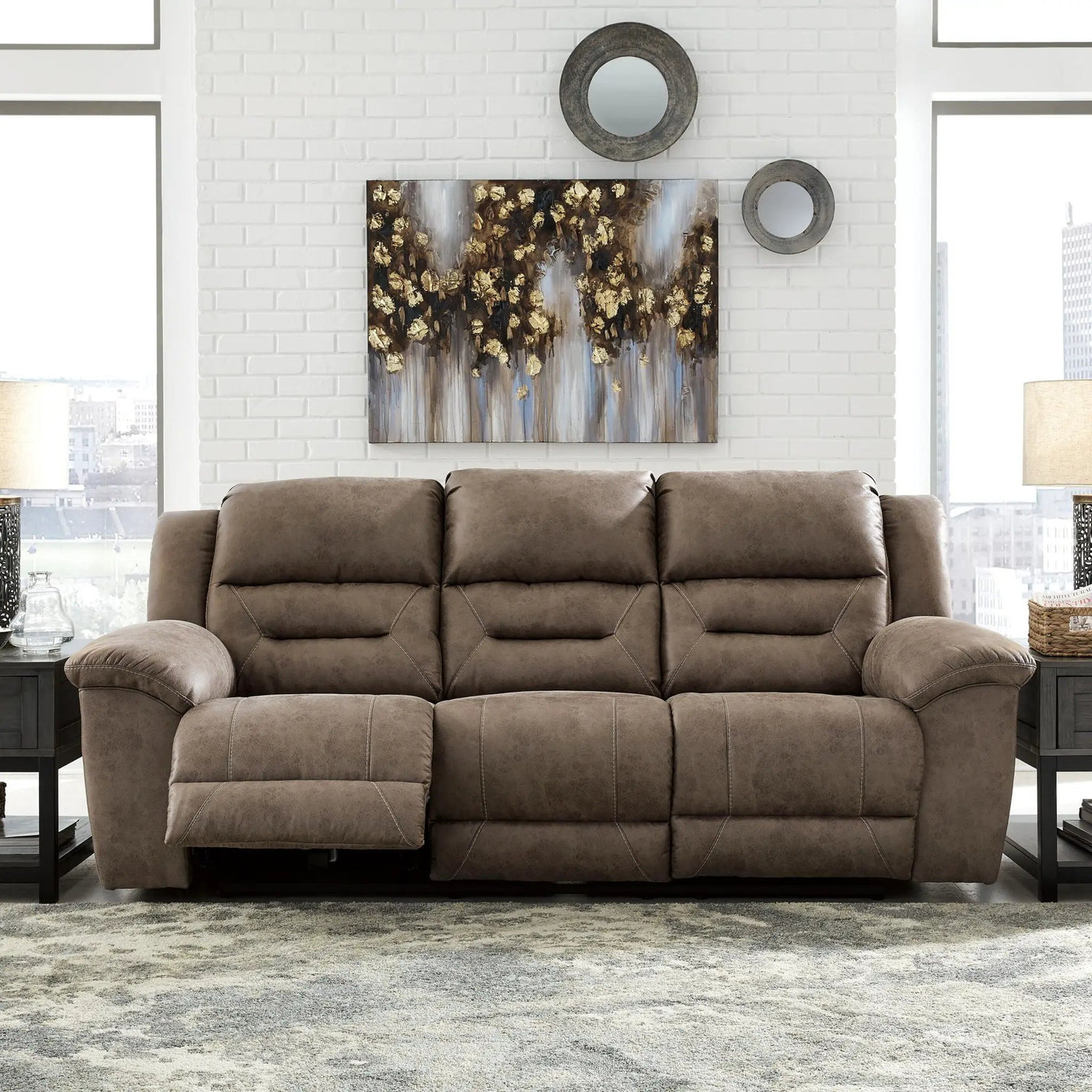 Stoneland - Power Reclining Sofa by Unique Piece Furniture