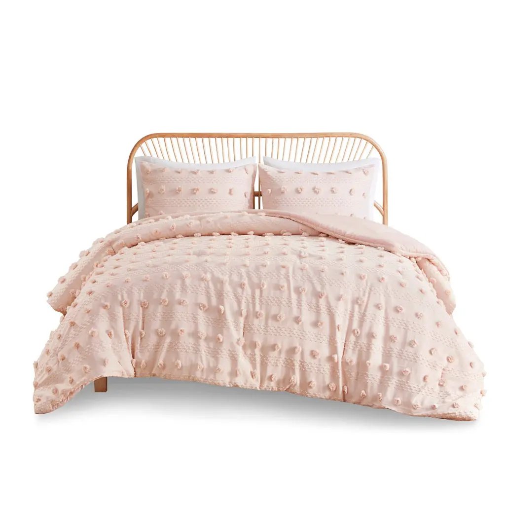 Full/Queen Clip Jacquard Comforter Set by HouseOfZazla
