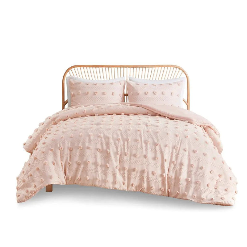 Full/Queen Clip Jacquard Comforter Set by HouseOfZazla