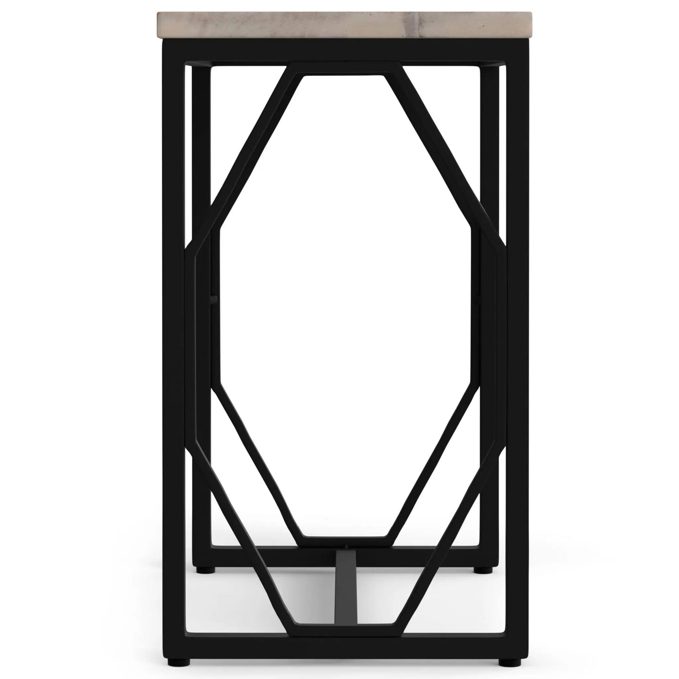 Selma - Handcrafted Metal And Wood Accent Table by HouseOfZazla