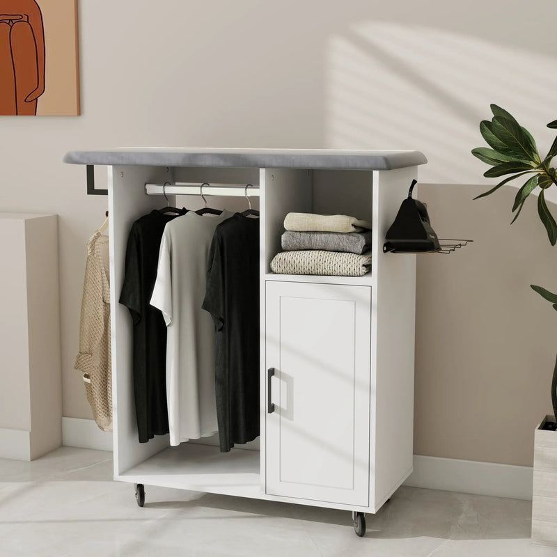 Ironing Cart with Rolling Ironing Board by HouseOfZazla