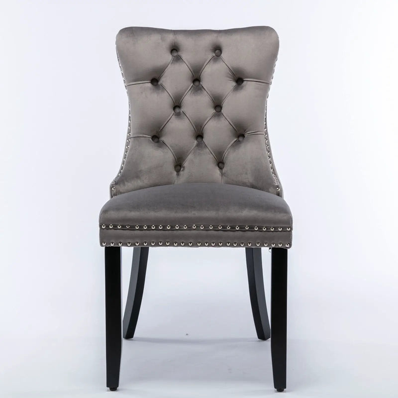 Nikki - High-End Tufted Dining Chair (Set of 2) by HouseOfZazla