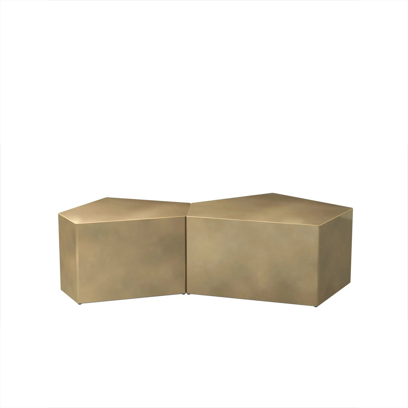 Irregular Pentagon Nesting Coffee Table Set by HouseOfZazla