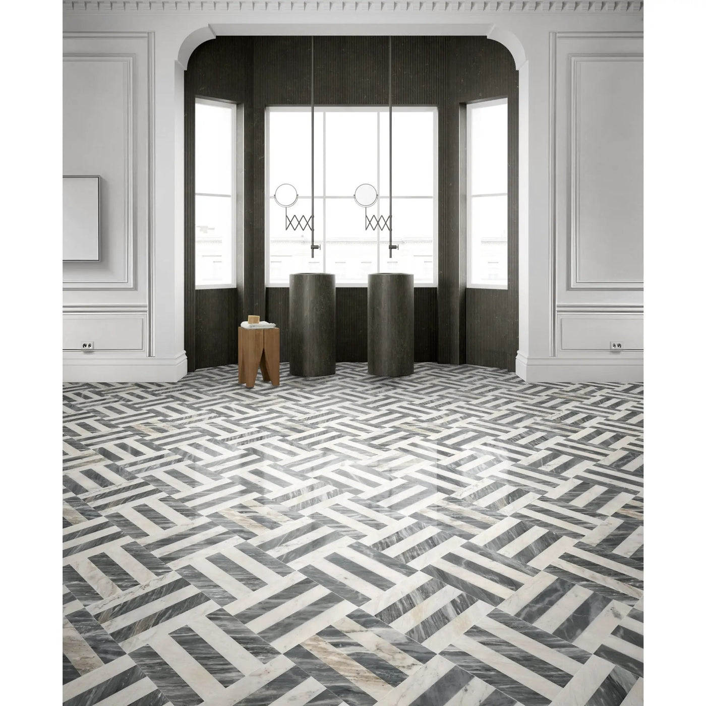 Elegant Waterjet Polished Marble Tile For Floor And Wall by HouseOfZazla