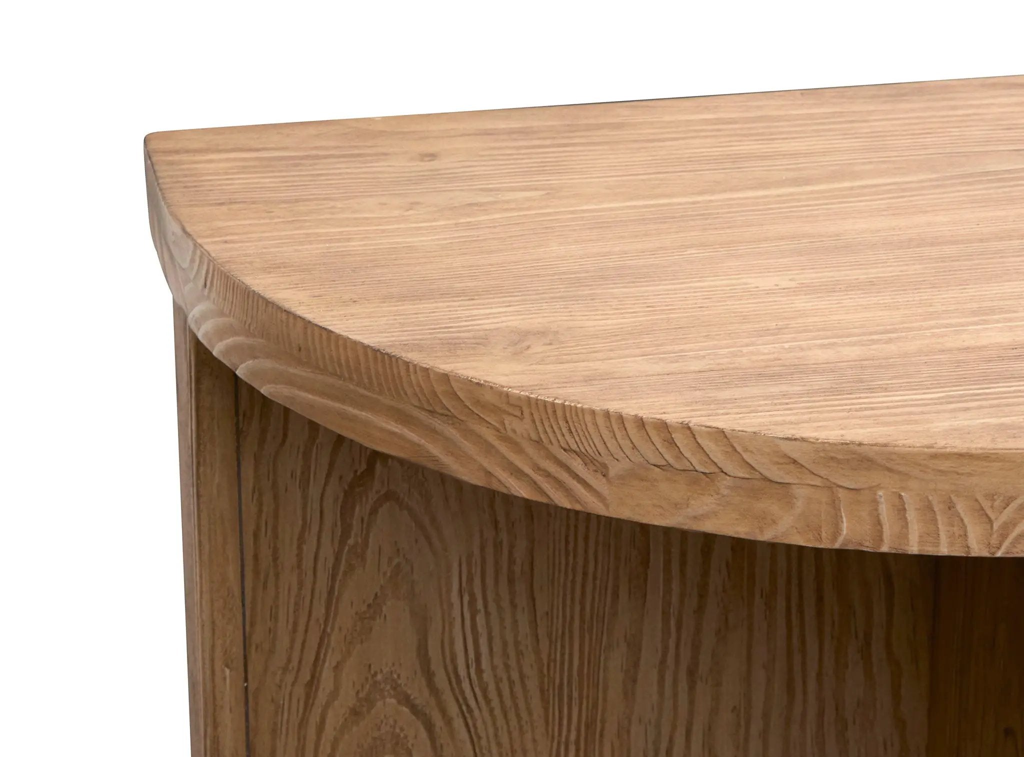 Hayden - Demilune Sofa Table - Golden Oat by Unique Piece Furniture