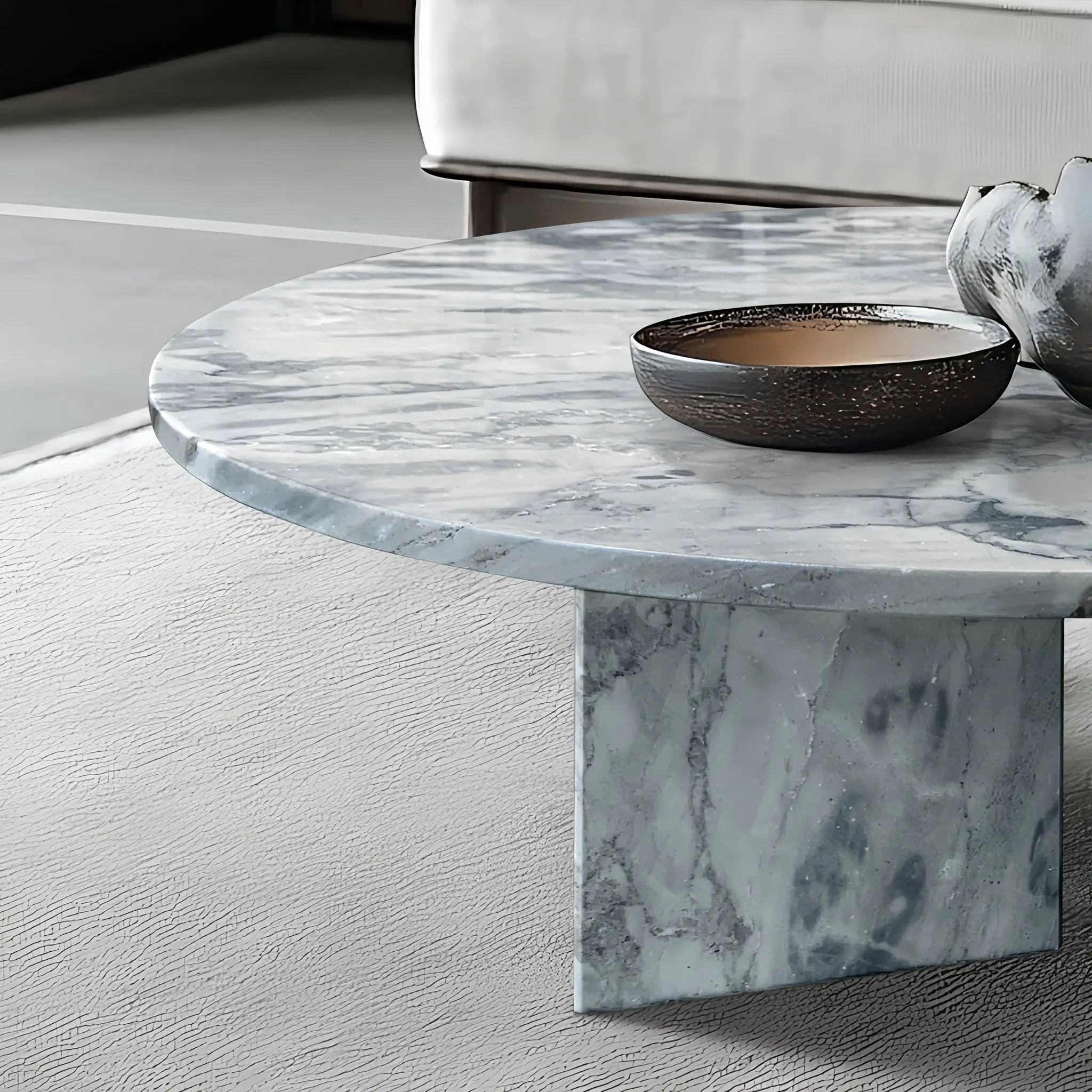 Luxury Coffee Table With Unique Veining, Unique Stone Design by HouseOfZazla