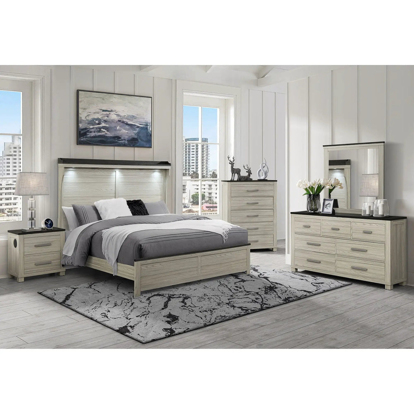 Augusta - 5 Piece Bedroom Set by HouseOfZazla