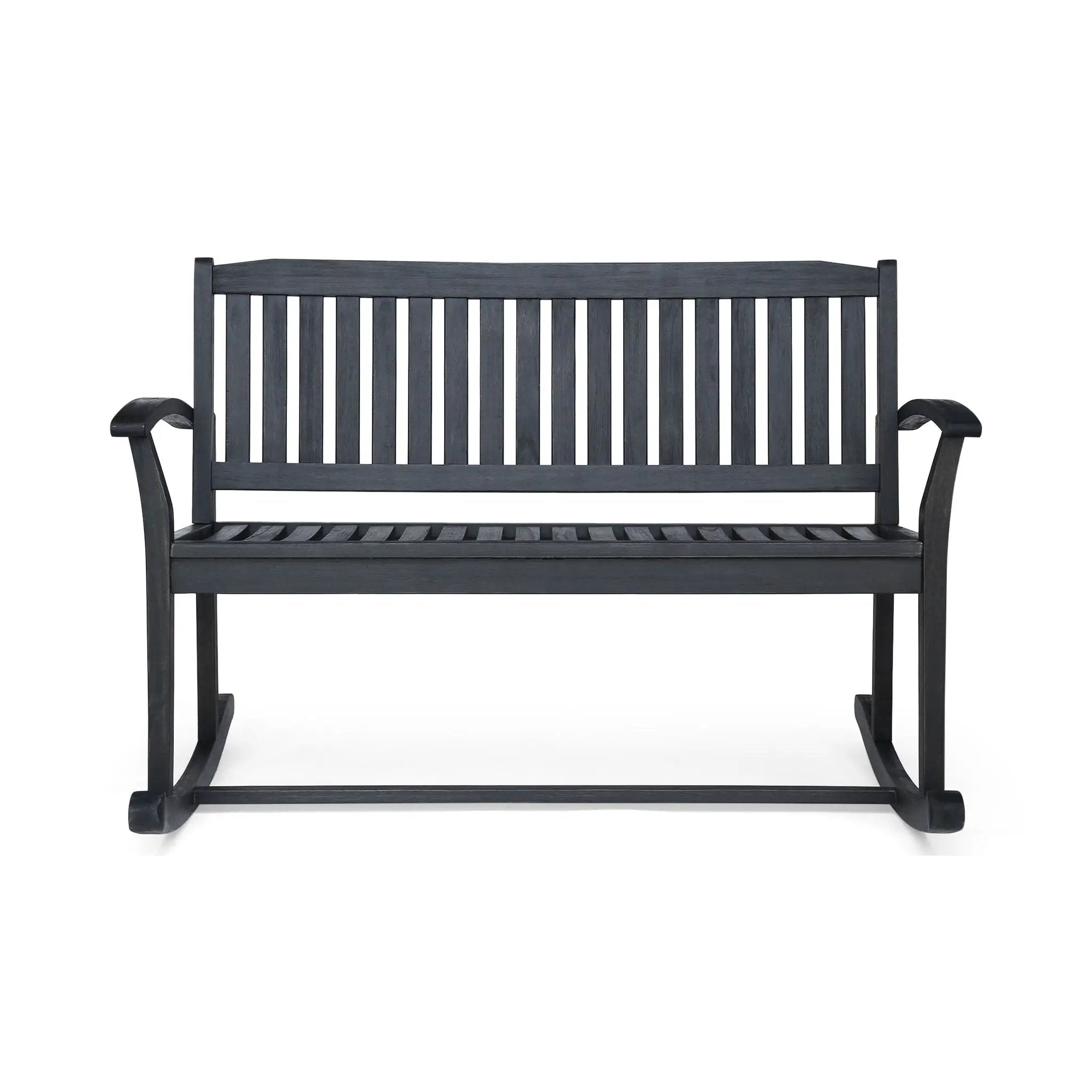 Baxter Rocking Loveseat - Dark Gray by HouseOfZazla