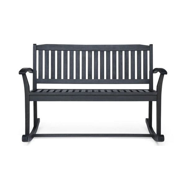 Baxter Rocking Loveseat - Dark Gray