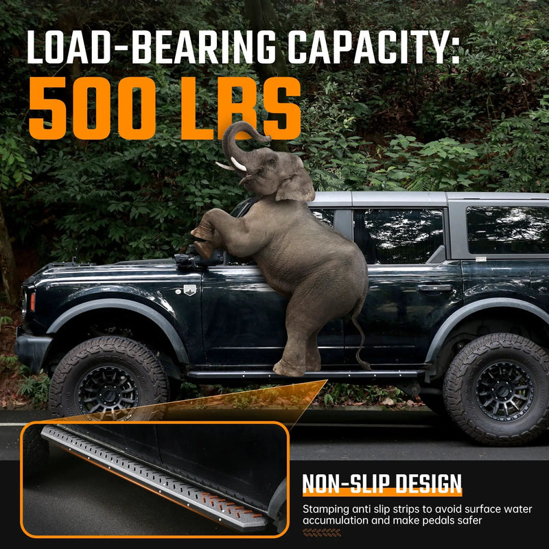 Running Boards for Ford Bronco 4 Door (2021-2026) by HouseOfZazla