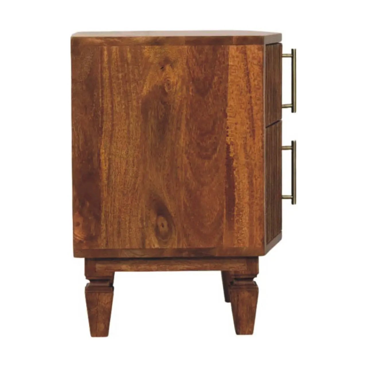 Solid Wood Louvre Bedside Unit by HouseOfZazla