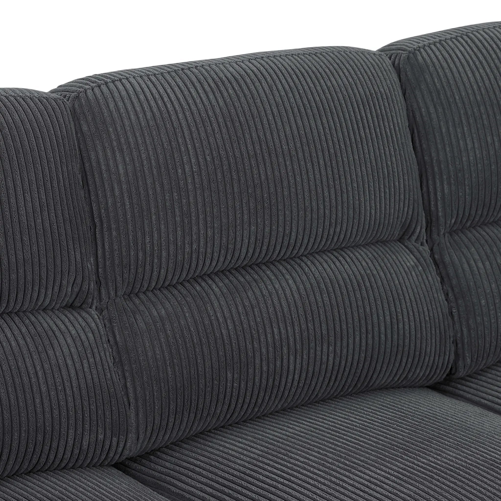 Vintage Inspired 3 Seat Sofa With Tufted Cushions by Unique Piece Furniture