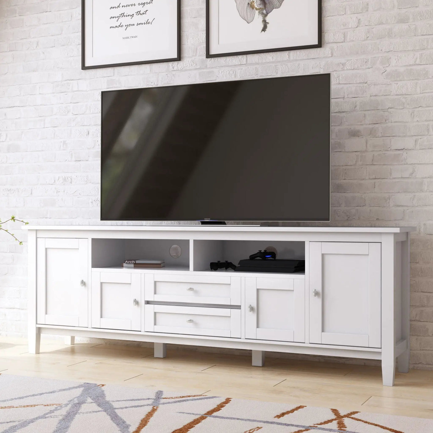 Warm Shaker - TV Media Stand, Handcrafted by Unique Piece Furniture