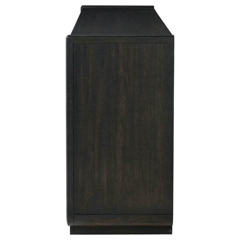 Leandro 8-drawer Bedroom Dresser Cabinet Burnished Black by Unique Piece Furniture