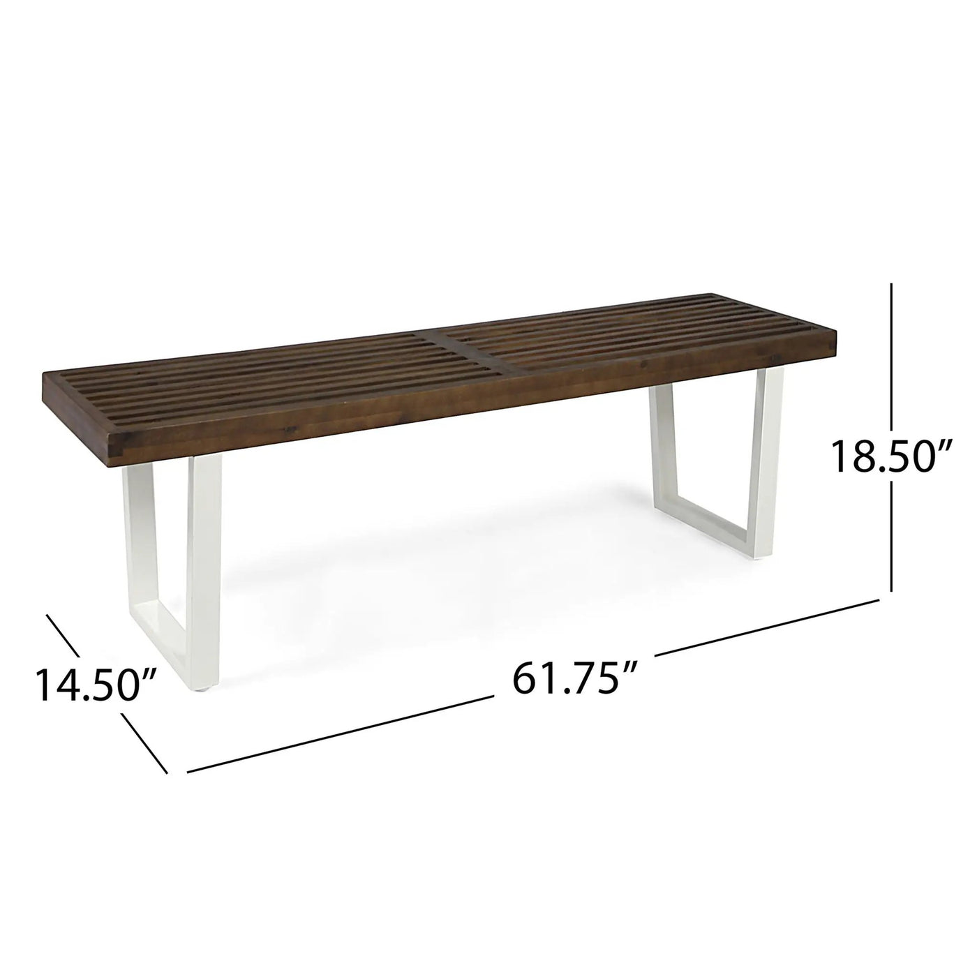 Intrinsic Outdoor Dining Bench With Slat Top by HouseOfZazla