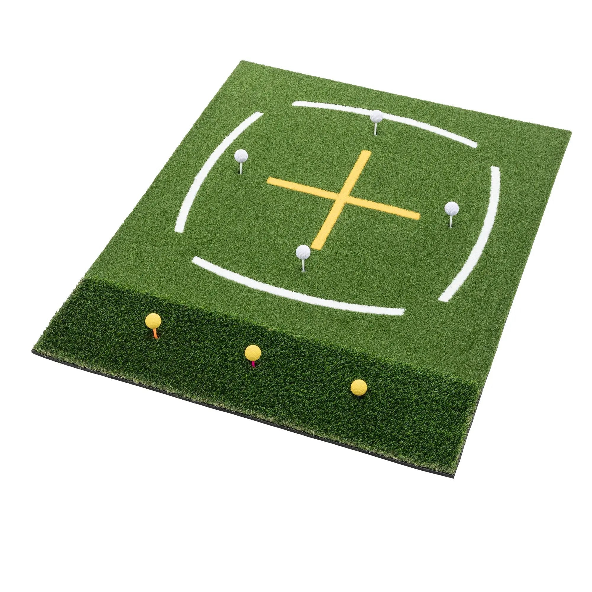 5'x4' Golf Hitting Mat with Cross Stance Guide by HouseOfZazla