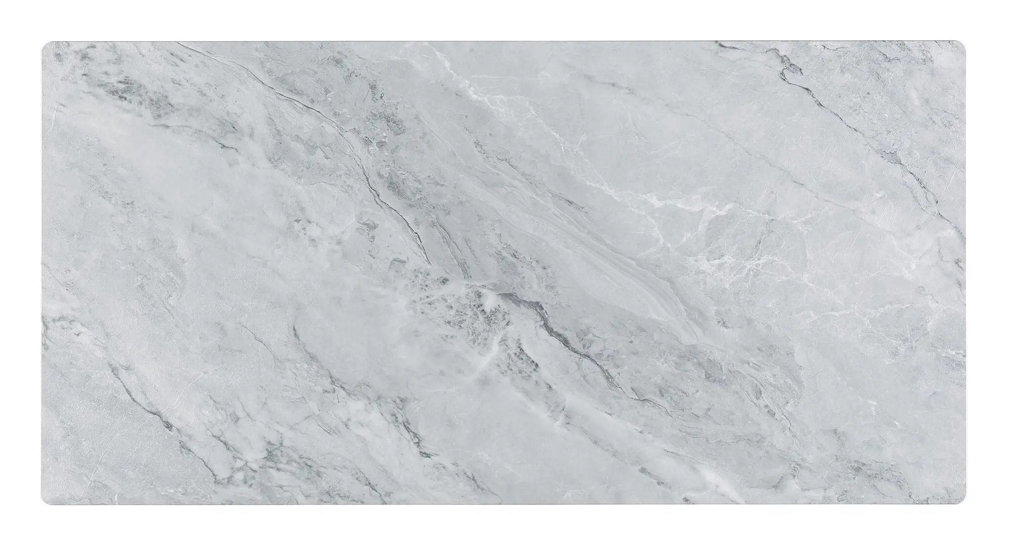 Landon - Coffee Table With Glass Marble Texture Top And Bent Wood Design by Unique Piece Furniture