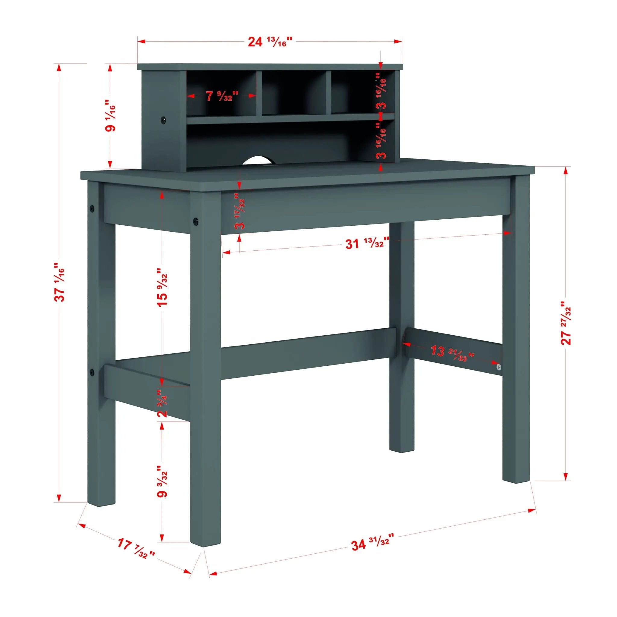Logan - Writing Desk - Gray by Unique Piece Furniture