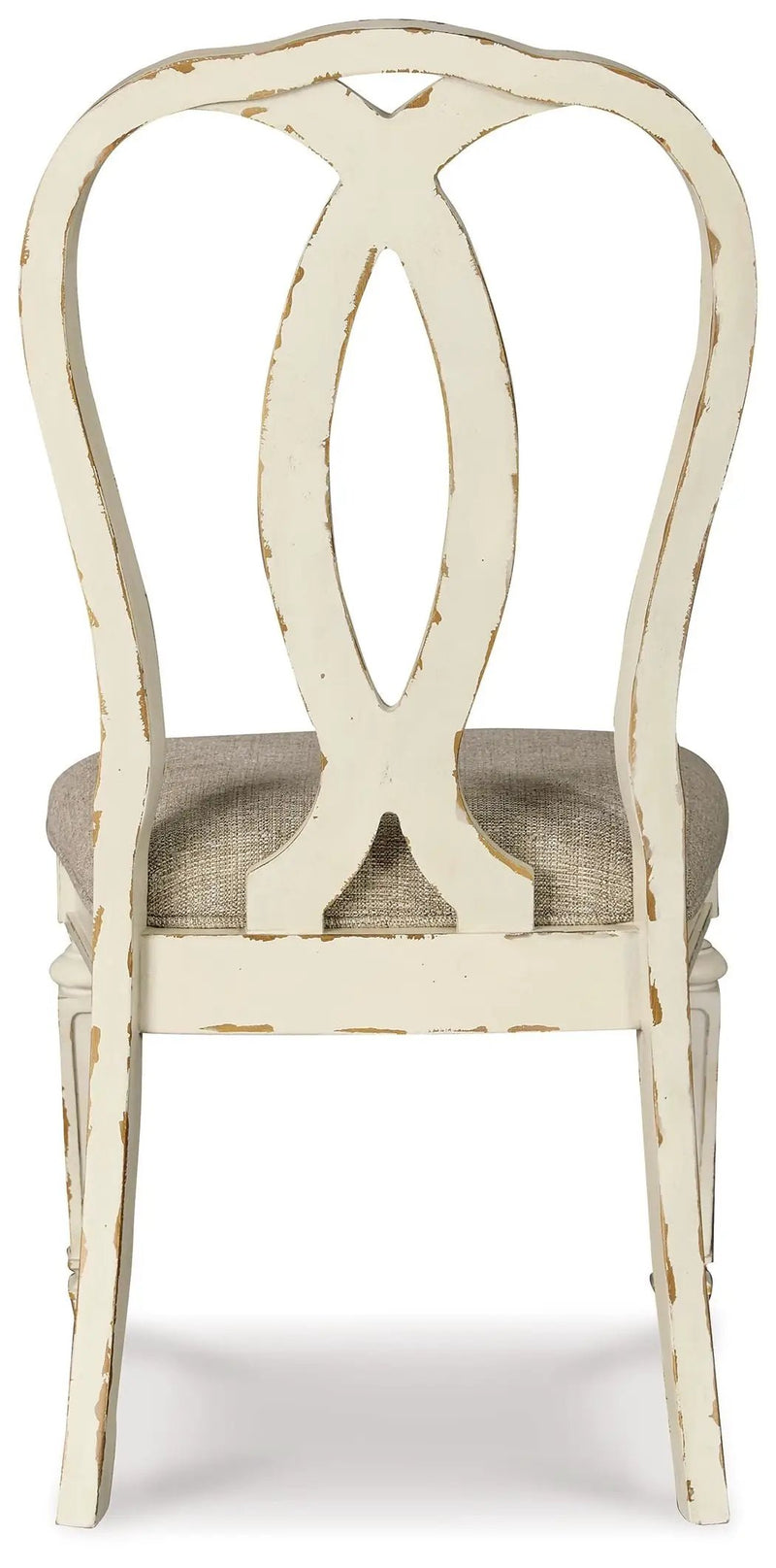 Realyn - Dining UPH Side Chair (Set of 2) - Ribbonback - Chipped White by Unique Piece Furniture