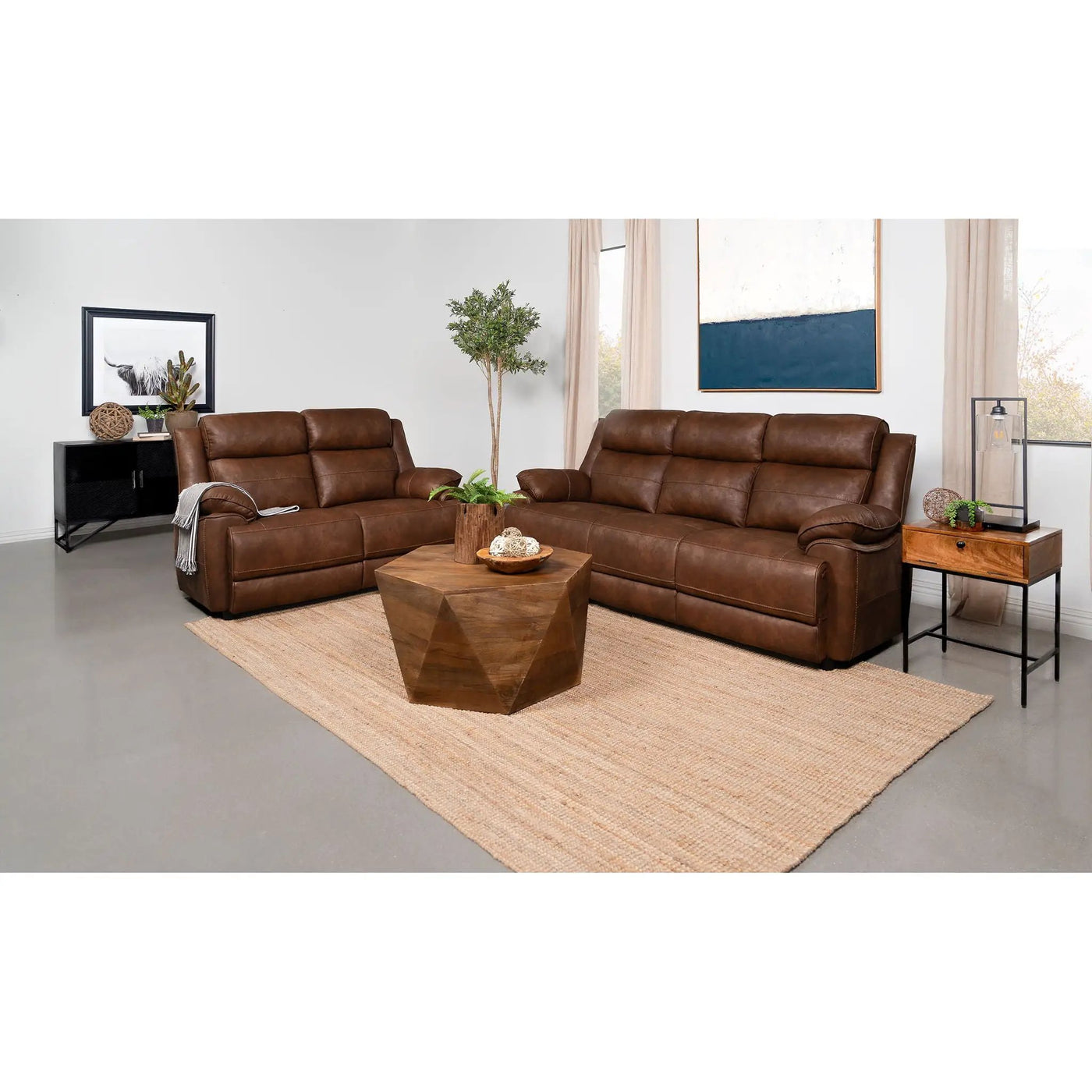 Worthington - Upholstered Sofa Set by HouseOfZazla