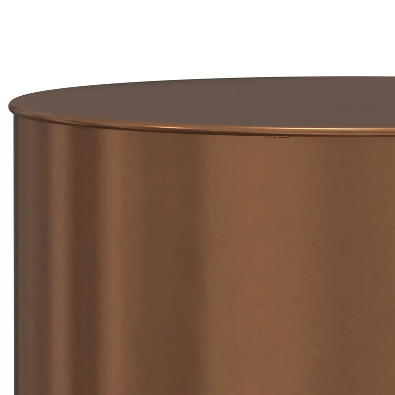 Curtis - Ombre Metal Cylinder Accent Table by HouseOfZazla