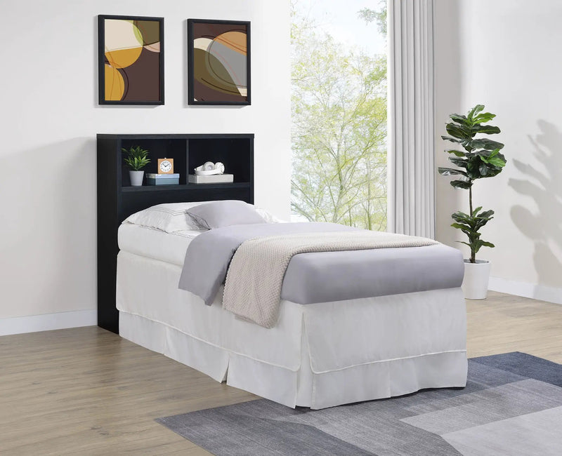Westpark 49-inch Twin Bookcase Headboard Black by Unique Piece Furniture