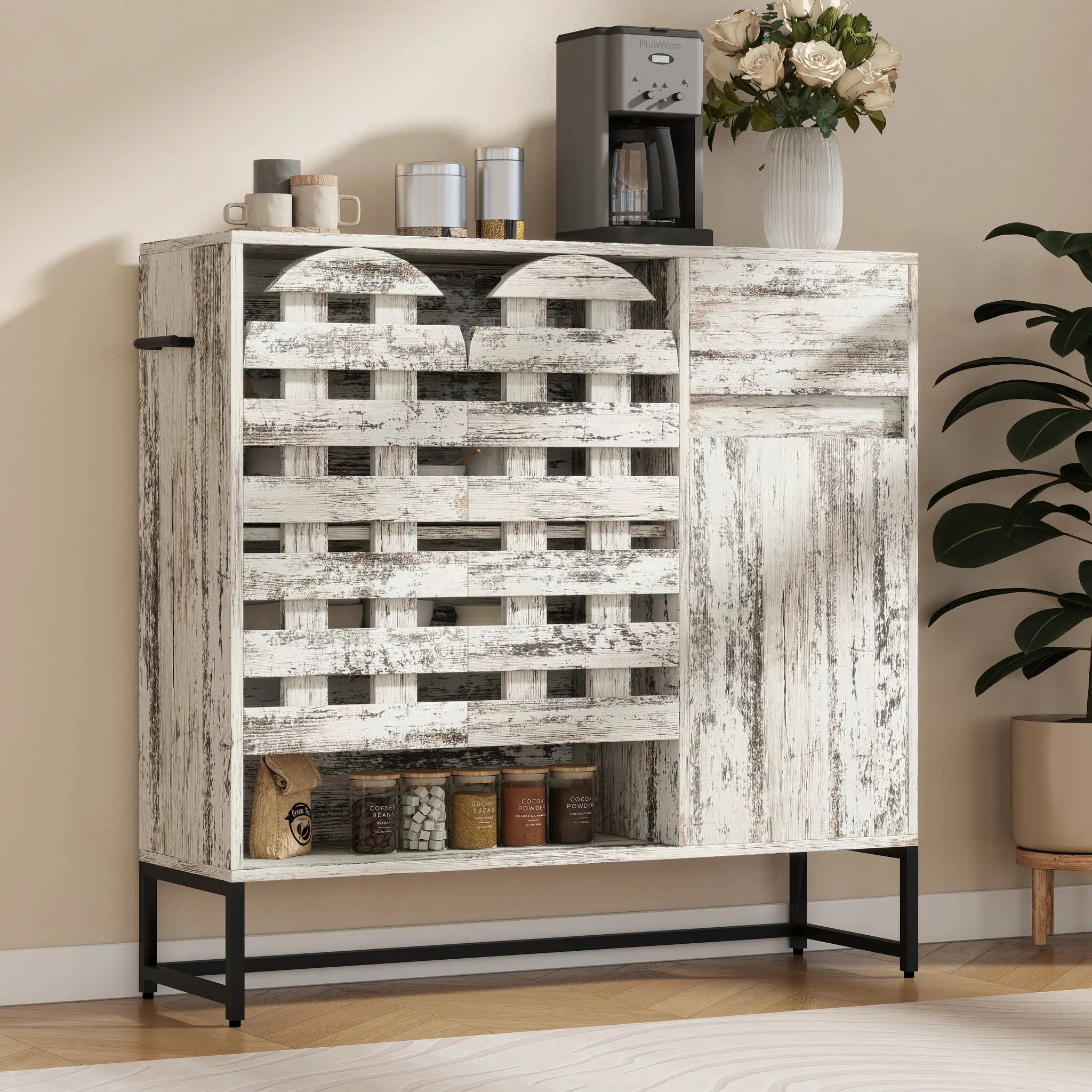 Farmhouse Sideboard Cabinet with Storage by HouseOfZazla