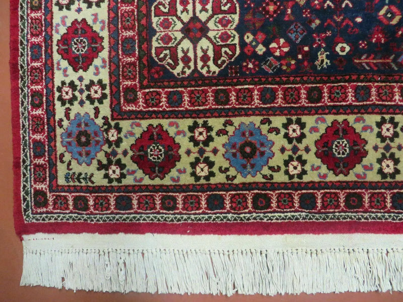Persian Tribal Rug 7x10, Shiraz Carpet, Abadeh Rug by Jewel Rugs