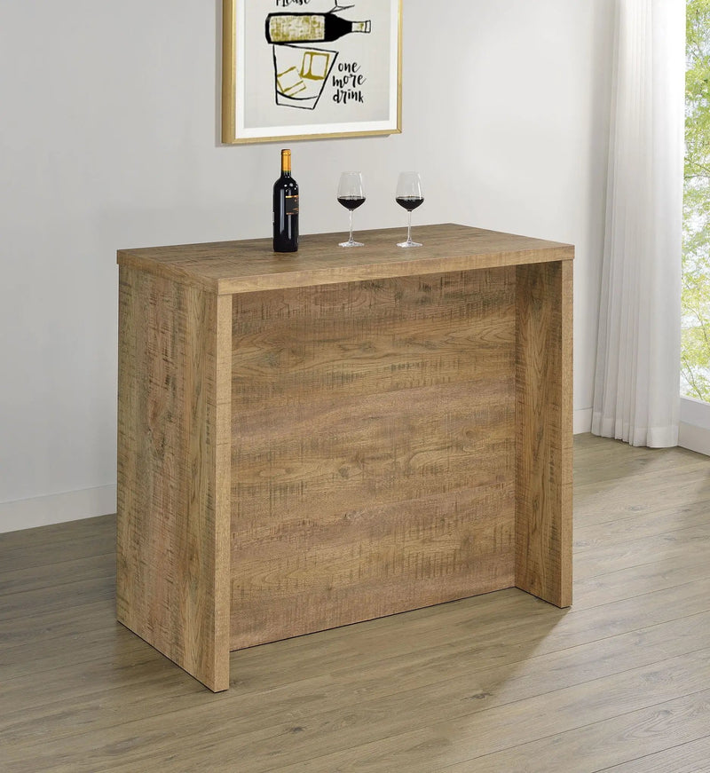 Topanga Engineered Wood Freestanding Home Bar Mango by Unique Piece Furniture