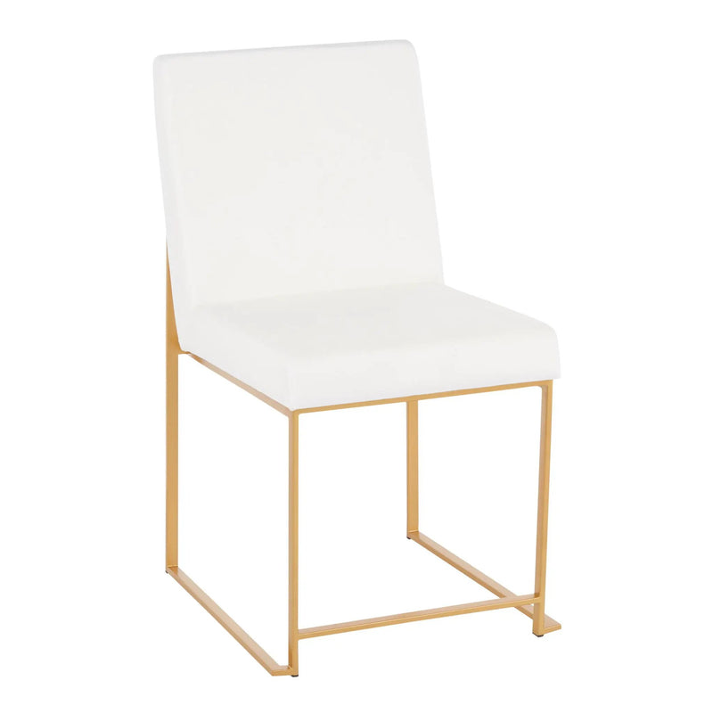Fuji - Contemporary Stylish Frame, High Back Dining Chair (Set of 2) by Unique Piece Furniture