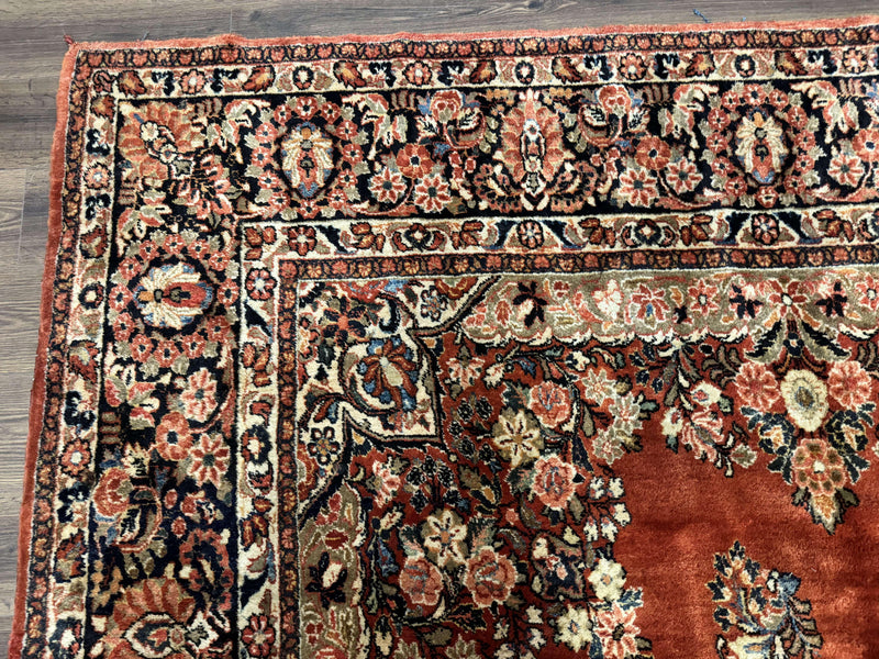 Antique Persian Sarouk Rug 9x12 by Jewel Rugs
