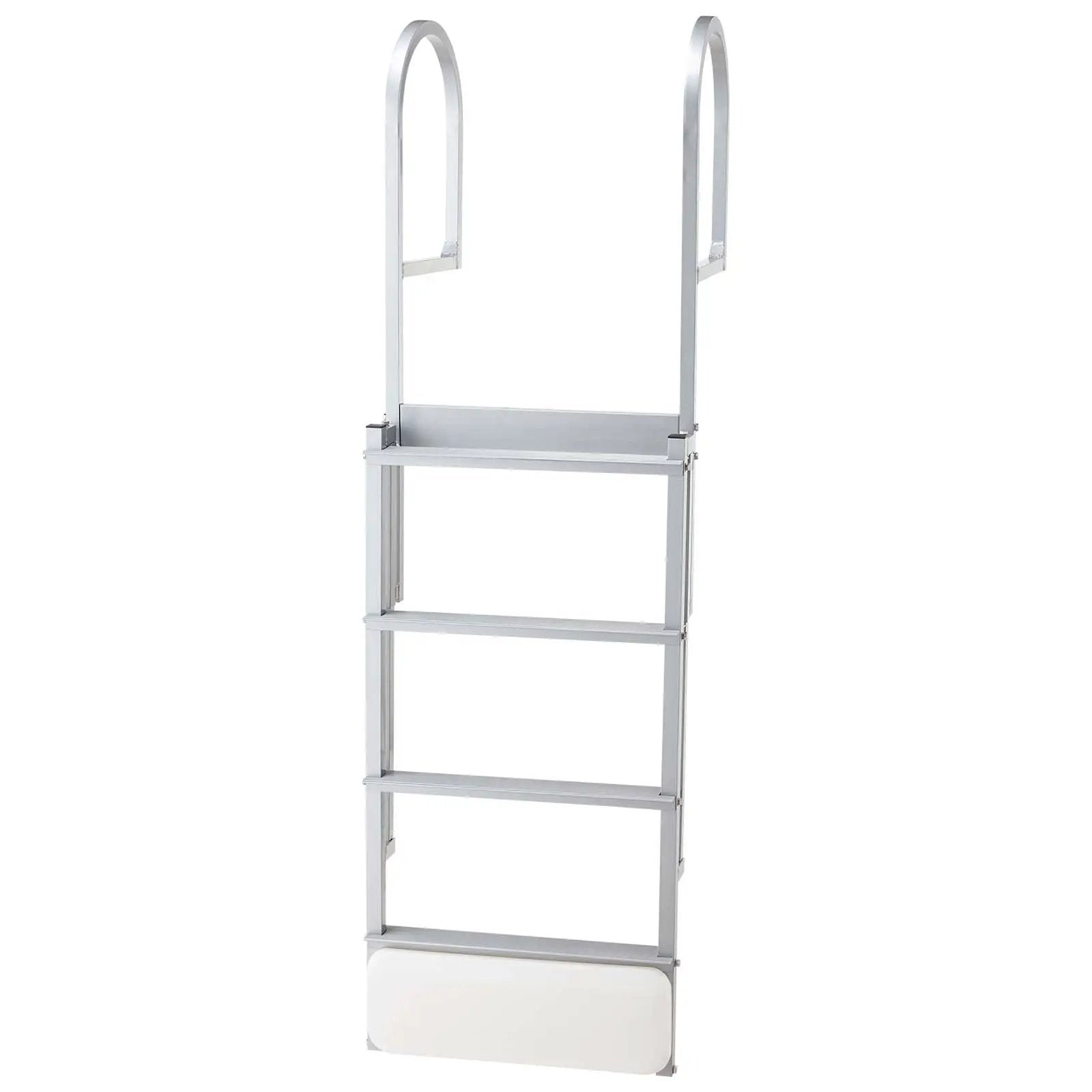 Retractable Dock Ladder, 4 Steps, Aluminum Alloy Swim Ladder by HouseOfZazla