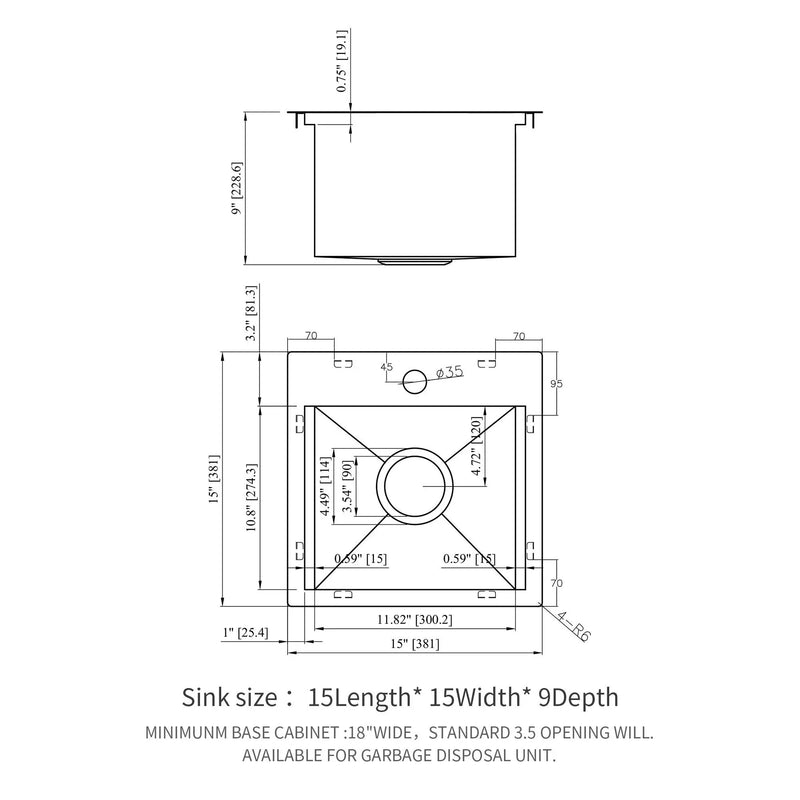 Modern Stainless Steel 15" Drop In Kitchen Sink Workstation With Accessories - Brushed Nickel by HouseOfZazla