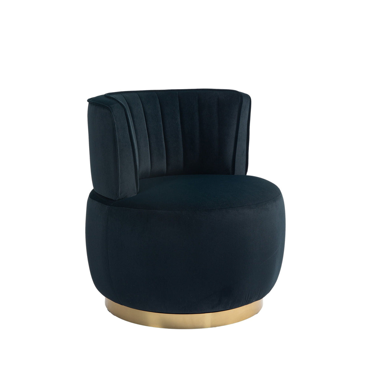 360 Degree Swivel Cuddle Barrel Accent Sofa Chair with Fluffy Upholstery - Multiple Colors, photo 5 of 25