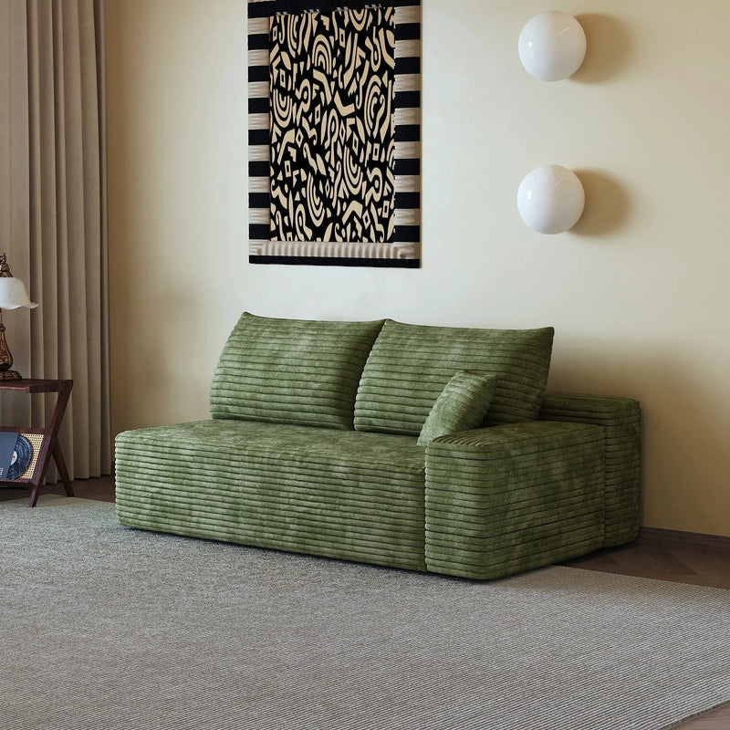 Y165-3R-GREEN 3-Seater Right Sofa by HouseOfZazla