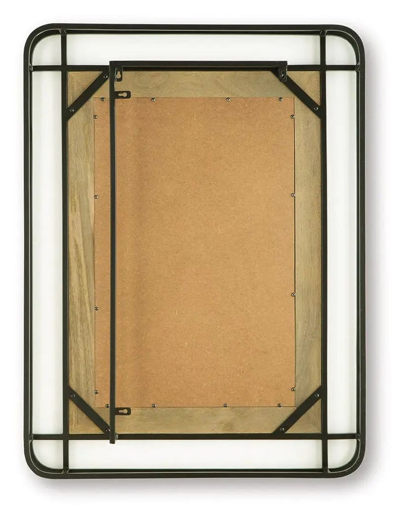 Beelman - Accent Mirror - Black / Brown by Unique Piece Furniture