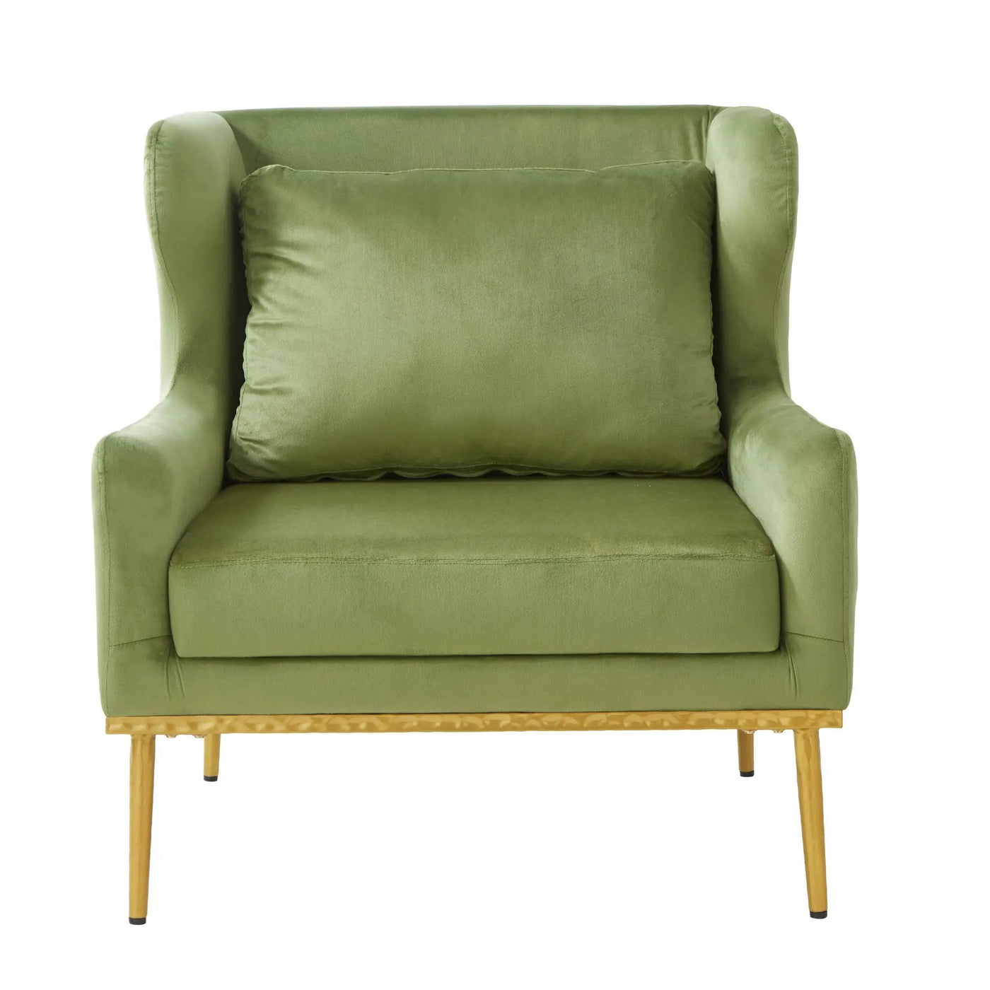 Elegant Curved Armrest Accent Armchair by HouseOfZazla