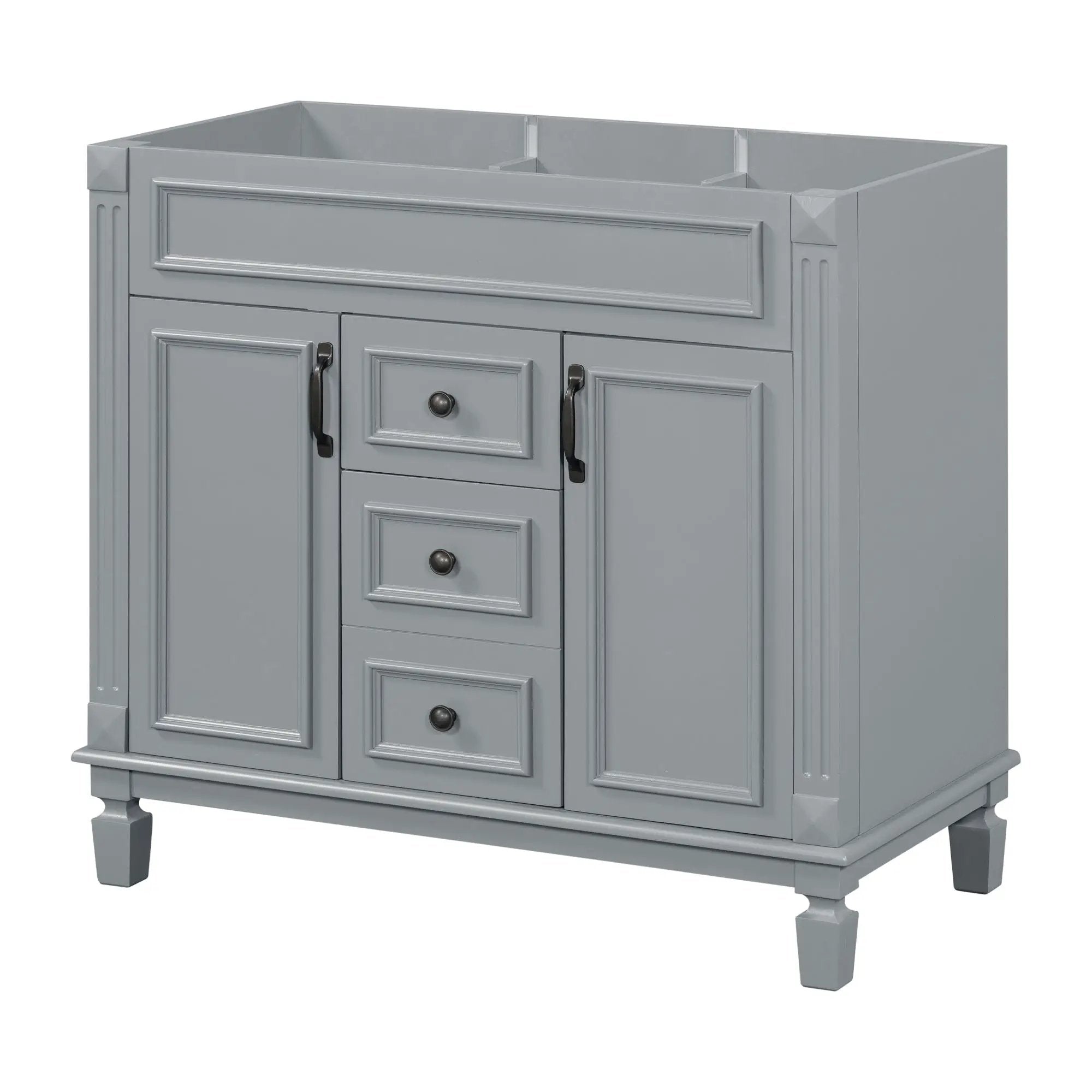 Bathroom Vanity Cabinet With 2 Soft Closing Doors And 2 Drawers by HouseOfZazla