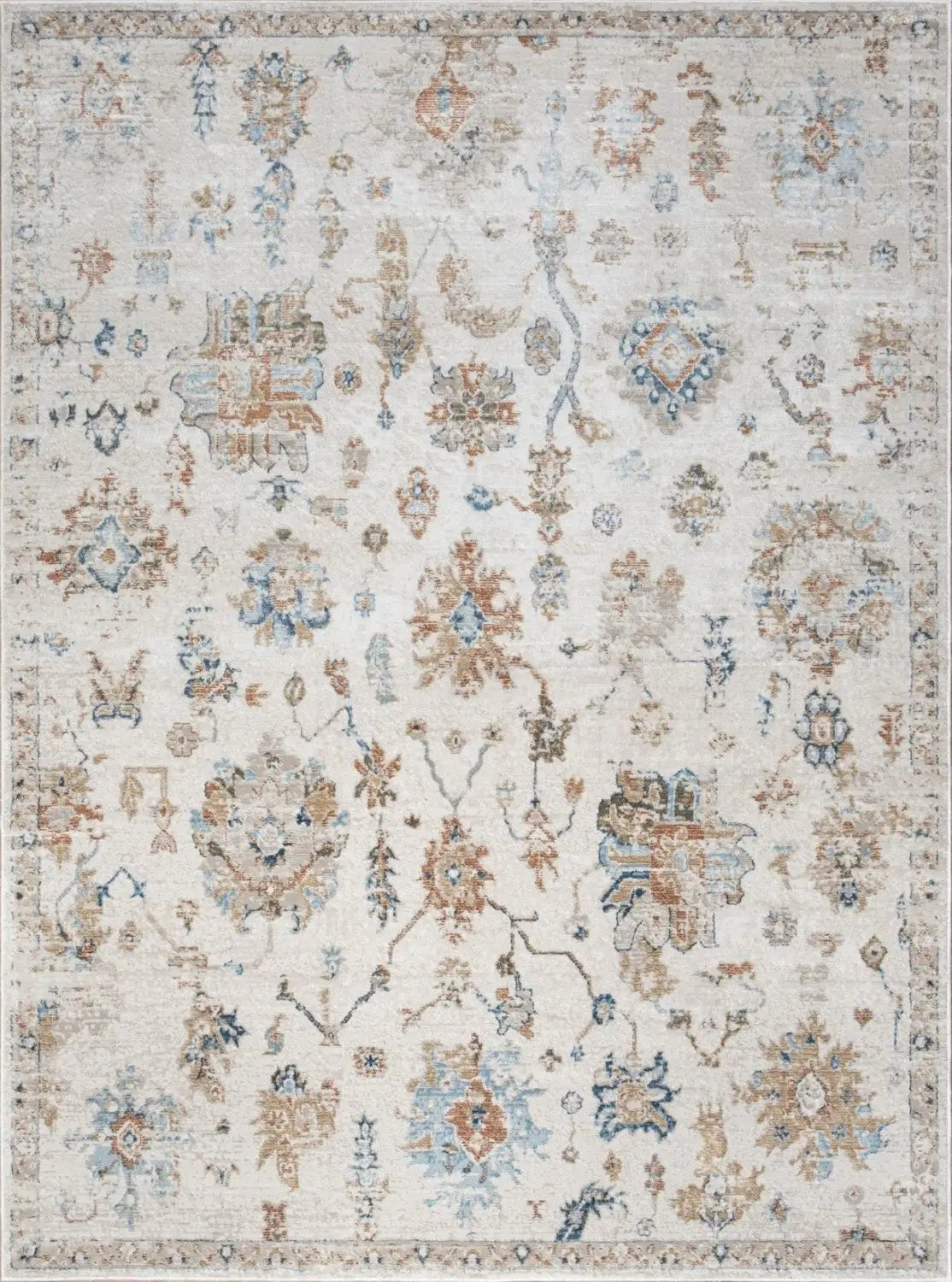 Noble - 5'3" X 7'3" Area Rug - Ivory by HouseOfZazla