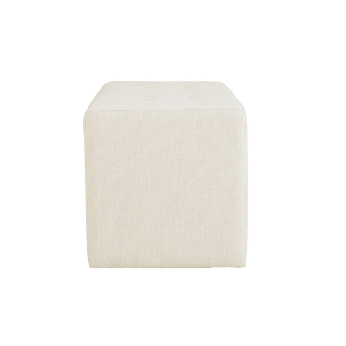 Cream Storage Bench with Soft Close Lid - Polyester Upholstery, photo 5 of 5