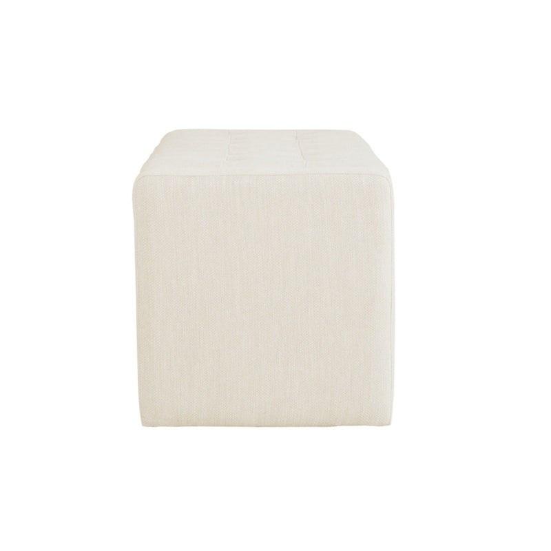 Cream Storage Bench with Soft Close Lid - Polyester Upholstery, photo 5 of 5