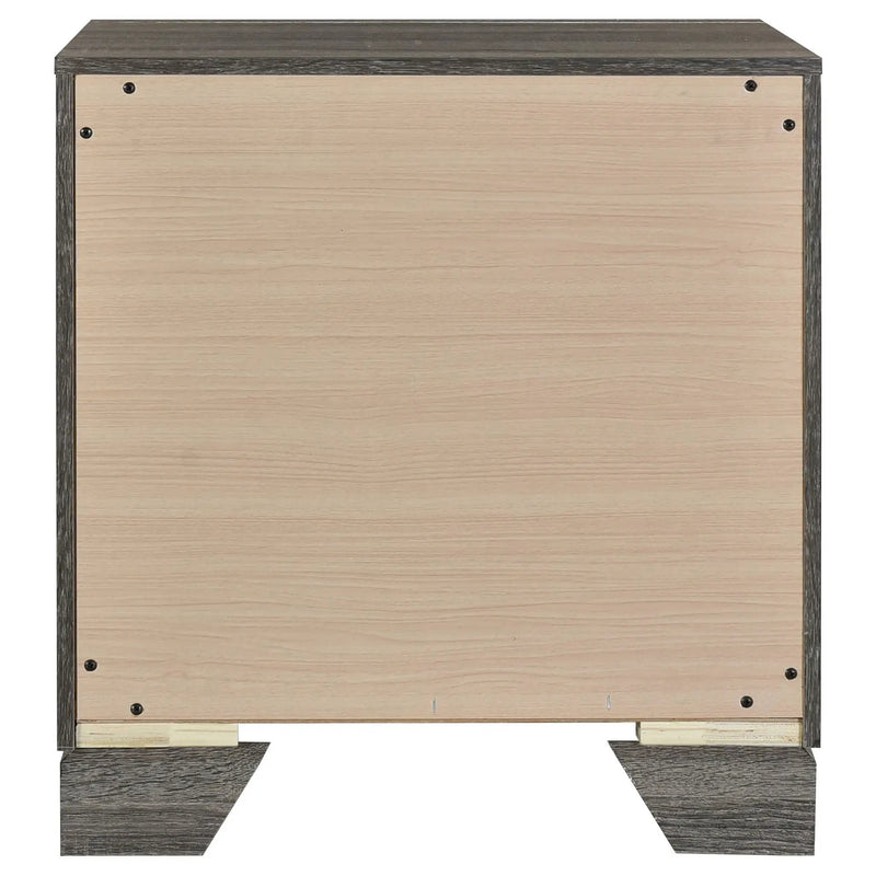 Wright 2-drawer Nightstand Bedside Table Brown Oak by Unique Piece Furniture