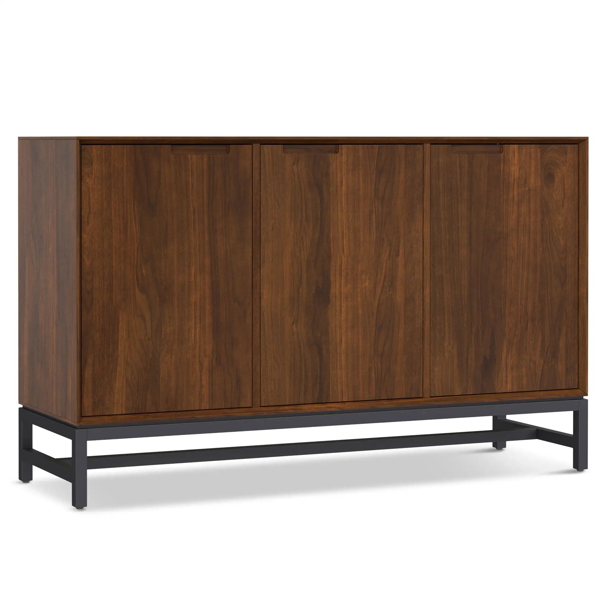 Banting - 3 Door Sideboard Buffet With Adjustable Shelves - Natural Walnut by HouseOfZazla
